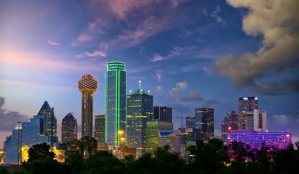 Dallas At Dusk