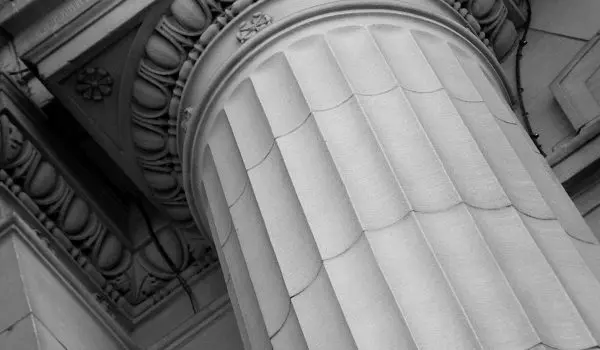 Pillar Detail BW
