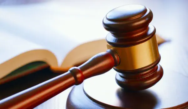 Gavel on Sounding Block