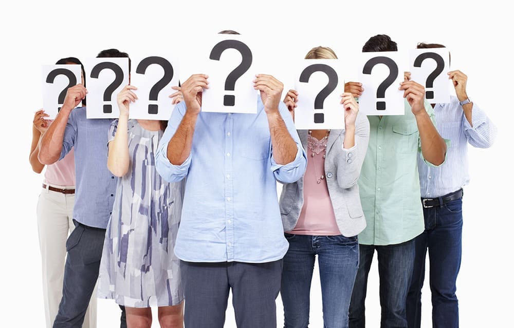 Confused people