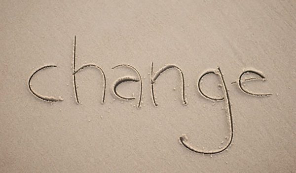 Change hand written in sand