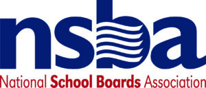 Logo of the National School Boards Association featuring the acronym 