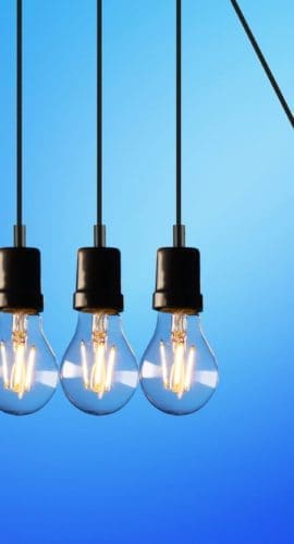 Five bulb lights