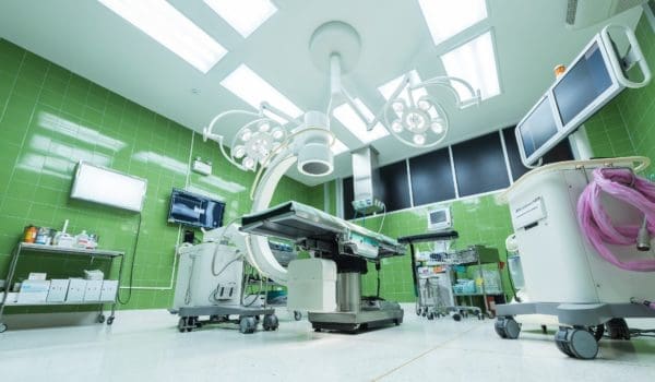 View of operating room