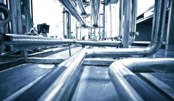 water purification system in pharmaceutical factory