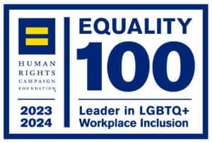 HRC Equality 100 Leader in LGBTQ+ Workplace Inclusion