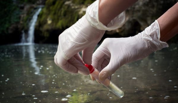 Testing water, water quality test and analysis