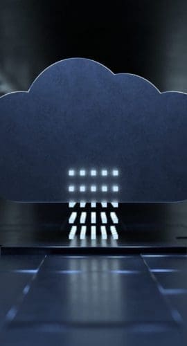 Storage of digital assets and data in the cloud. Network Server, Server Rack. Data Migration, Data Estate Modernization. Data Lake